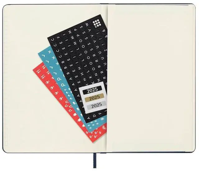Alt view image 7 of 7 - Moleskine Classic 12 Month 2025 Weekly Horizontal Planner, Hard Cover, Large (5" x 8.25"), Black, 144 pages