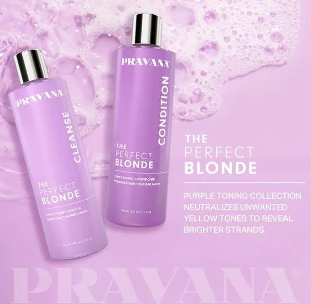 Alt view image 3 of 5 - PRAVANA THE PERFECT BLONDE Purple Toning Conditioner 10.1 oz