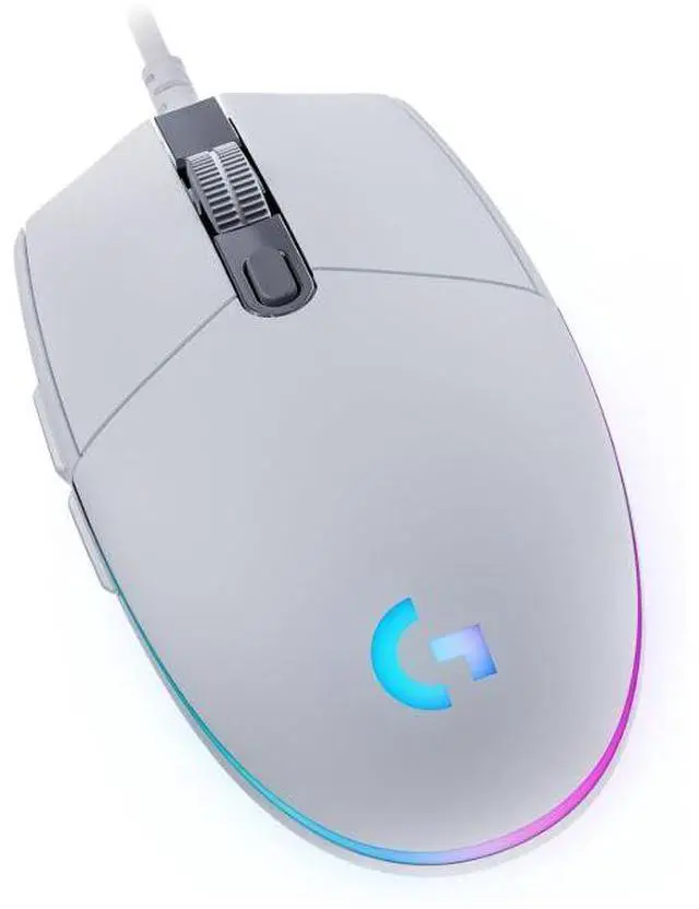 Main image of Logitech G203 Wired Gaming Mouse | 8,000 DPI, LIGHTSYNC RGB, 6 Programmable Buttons PC/Mac Compatible White Grade A