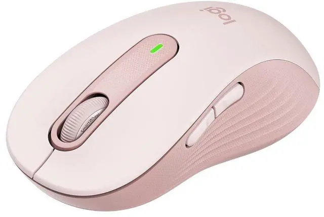 Main image of Logitech Signature M650 Mouse - Optical - Wireless - Bluetooth/Radio Frequency - Rose - USB - 2000 dpi - Scroll Wheel - 5 Button(s) - 5 Programmable Button(s) - Medium Hand/Palm Size