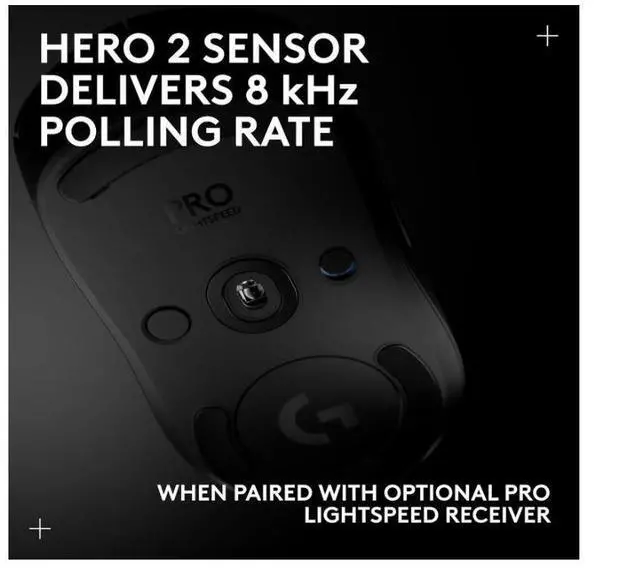 Alt view image 3 of 5 - Logitech G PRO 2 LIGHTSPEED Wireless Gaming Mouse, Right- or Left-Handed Mouse with up to 4 Customizable and Switchable Magnetic Side Buttons, 44K DPI Sensor, USB-C Charging, for PC/Mac