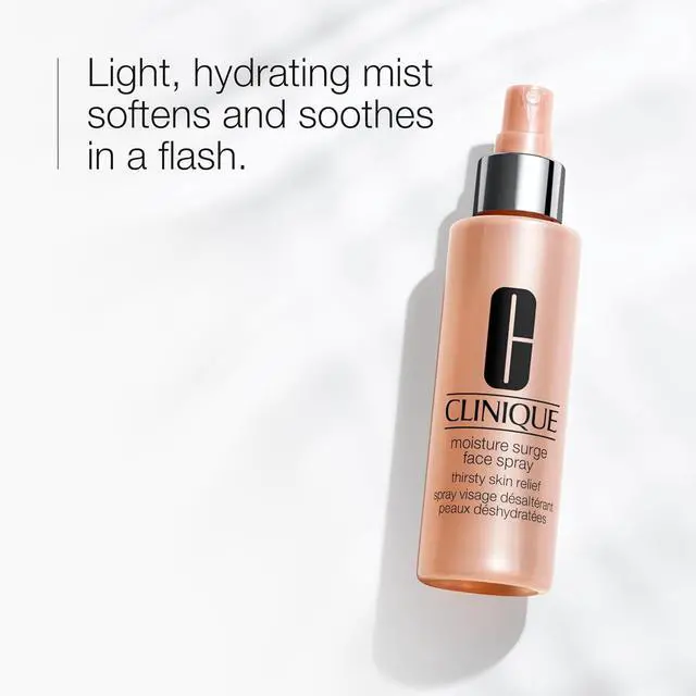 Alt view image 2 of 5 - Clinique Moisture Surge Oil Free Face Spray Thirsty Skin Relief For Very Dry to Oily Combination Skin Types | Hydrating + Softening