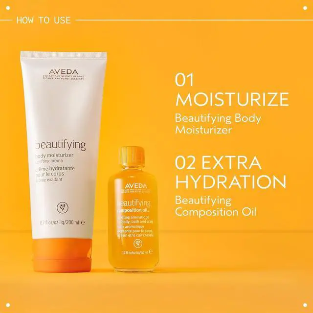 Alt view image 5 of 6 - Aveda Beautifying Body Lotion | Rich Body Creme with Certified Organic Shea Butter | Uplifting Aroma of Rosemary, Certified Organic Lavender & Bergamot, 6.7 Fl Oz