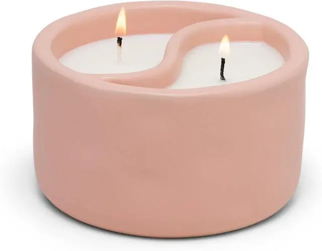 Alt view image 2 of 5 - Paddywax Scented Candles Yin-Yang Collection 2-Wick Artisan Candle, 11-Ounce, Cactus Flower + Watermint