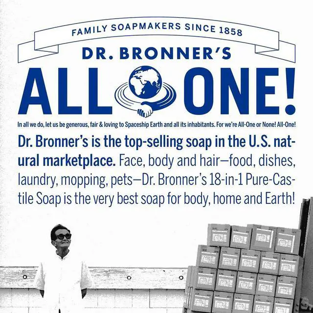 Alt view image 7 of 7 - Dr. Bronner's - Pure-Castile Liquid Soap (Rose, 16 ounce) - Made with Organic Oils, 18-in-1 Uses: Face, Body, Hair, Laundry, Pets and Dishes, Concentrated, Vegan, Non-GMO