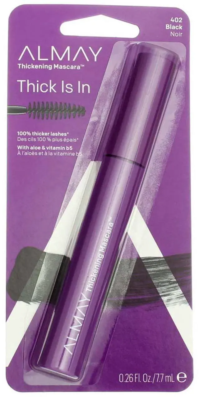 Alt view image 6 of 6 - Almay One Coat Nourishing Thickening Mascara, Black 402 .4 fl oz (11.8 ml)