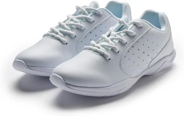 Alt view image 3 of 5 - Rebel Athletic Rise White Cheer Shoes Womens Size 10 Lightweight Supportive