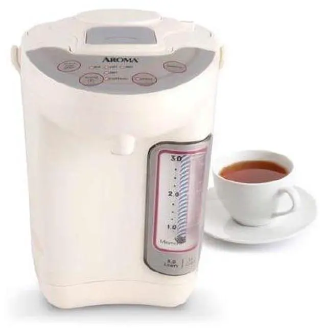 Alt view image 3 of 3 - Aroma AAP-340F-1 Hot Water Heater & Dispenser Stainless Steel 3.4L