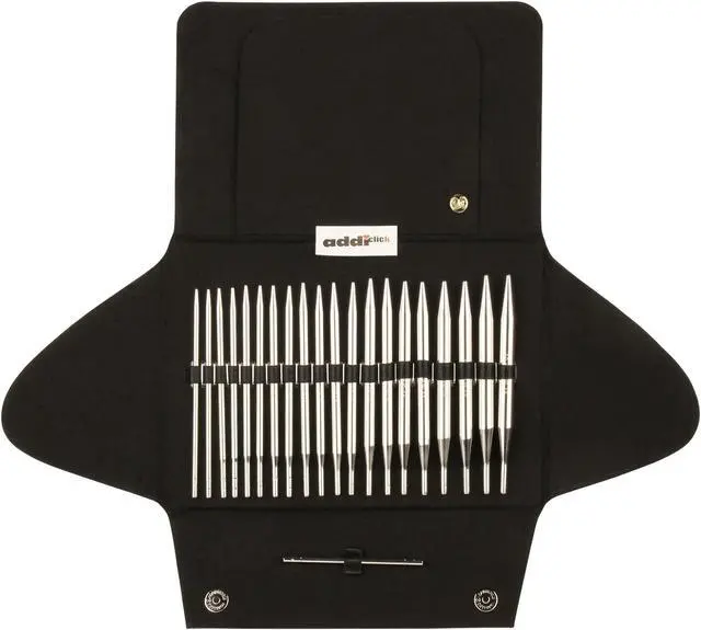 Main image of Addi Click Knitting Needle Set, One Size, Silver