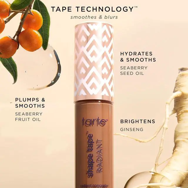 Alt view image 6 of 7 - tarte shape tape radiant concealer Medium-Coverage, Radiant Finish for Under Eye Concealer for Dark Circles, Fine Lines, Redness & Discoloration, Hydrating, Vegan, Cruelty Free 61H Espresso