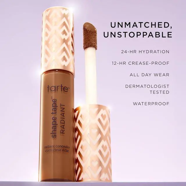 Alt view image 5 of 7 - tarte shape tape radiant concealer Medium-Coverage, Radiant Finish for Under Eye Concealer for Dark Circles, Fine Lines, Redness & Discoloration, Hydrating, Vegan, Cruelty Free 61H Espresso