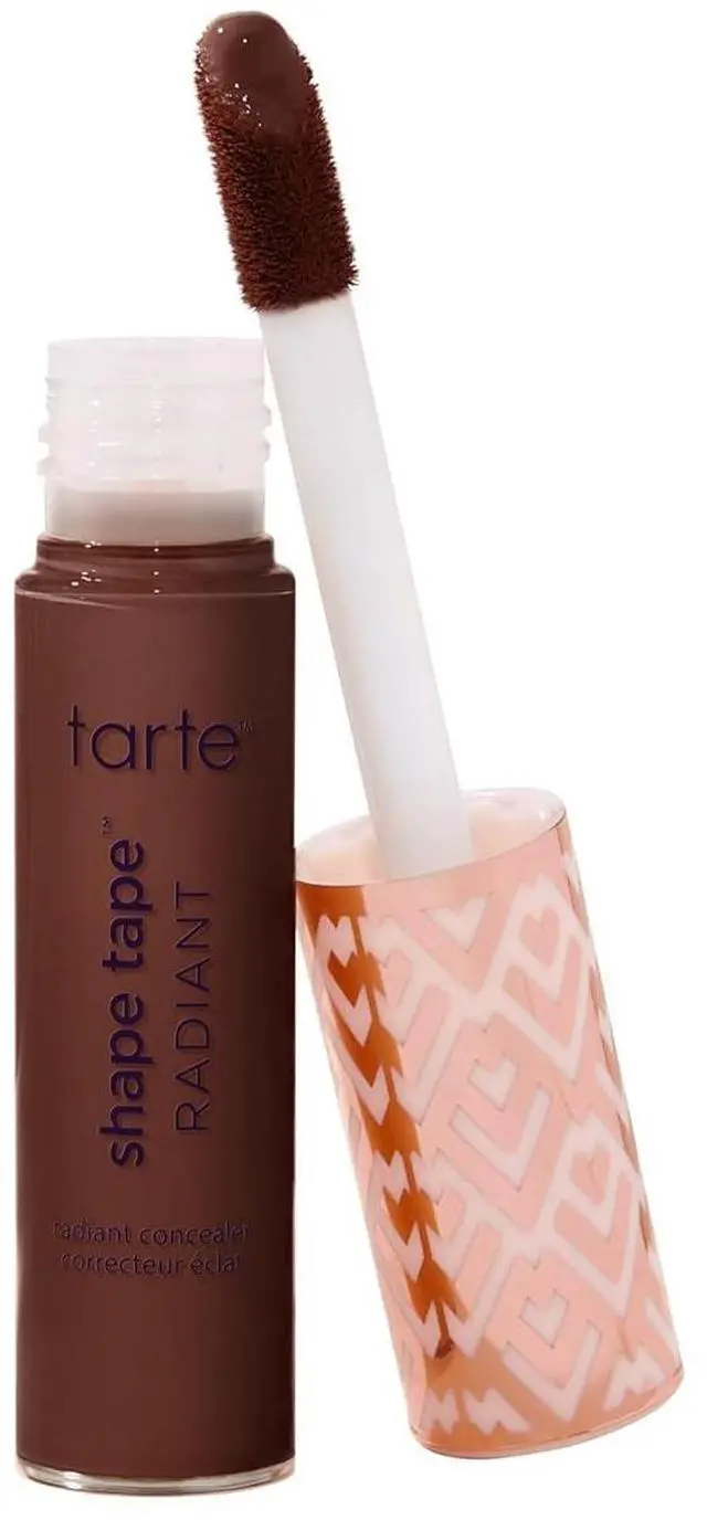 Main image of tarte shape tape radiant concealer Medium-Coverage, Radiant Finish for Under Eye Concealer for Dark Circles, Fine Lines, Redness & Discoloration, Hydrating, Vegan, Cruelty Free 61H Espresso