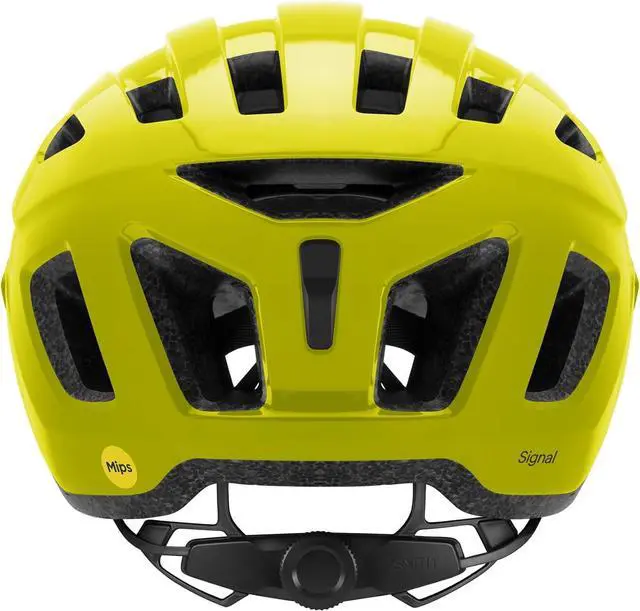 Alt view image 3 of 4 - SMITH Signal MIPS Cycling Helmet Neon Yellow Small Adult Road Bike Helmet