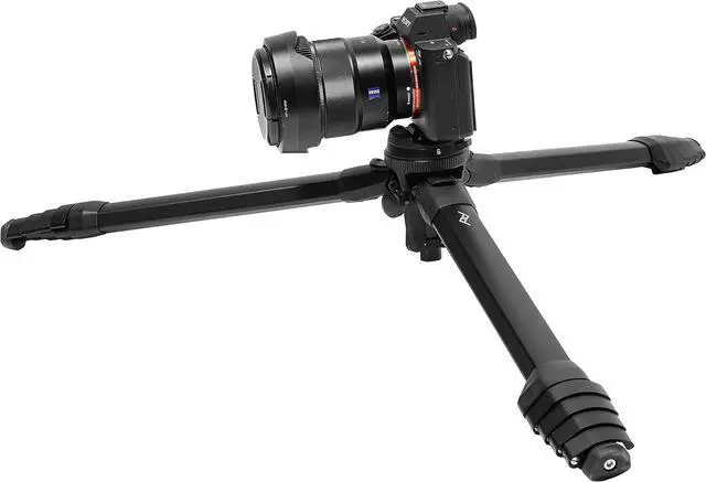 Alt view image 3 of 7 - Peak Design Travel Tripod, Carbon Fiber, Compact Design, Quick Setup and Takedown, Pro-Level Stability, Ergonomic Ball Head, Compact and Portable Travel Tripod for Camera and Phone, 20 lb Capacity
