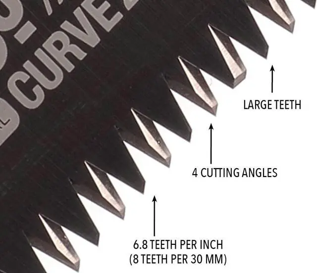 Alt view image 7 of 7 - Silky Gomboy Curve 240mm Outback Edition Folding Saw Large Teeth 752-24