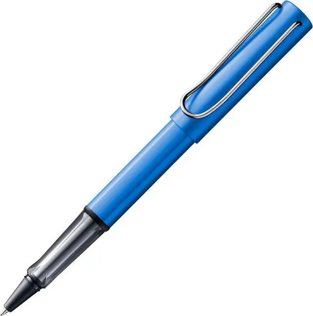 Main image of Lamy AL-star oceanblue - Rollerball Pen pen with transparent, ergonomic grip & line width M - lightweight aluminum body - including rollerball refill M 63 in black