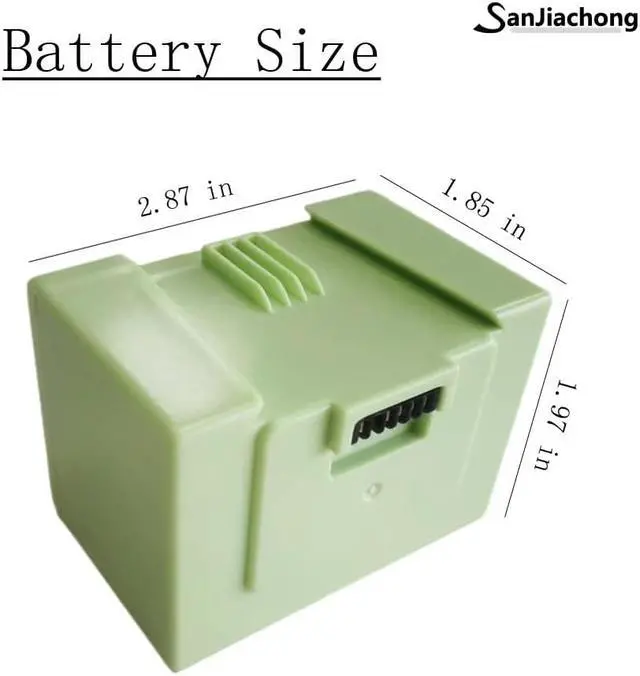 Alt view image 4 of 7 - 14.4V 2500mAh i7 Battery Replacement for iRobot Roomba e and i Series, Large Capacity Battery Compatible with Roomba i7 i7+ i8 i6 i4 i4+ i3 i3+ i7158 J7 7150 7550 and e e5 e6 e5150 e5152 e6198 Etc