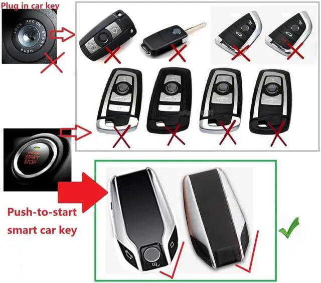 Alt view image 2 of 7 - MKD35UP LCD key battery 530le 730 740 745 760li 530l is suitable for 5-series 6-series GT 7-series X3 X5 X6 series automobile LCD key