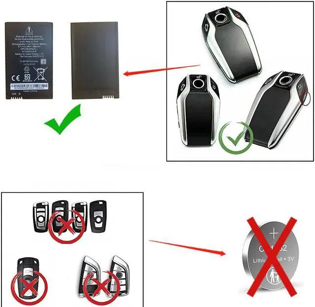 Main image of MKD35UP LCD key battery 530le 730 740 745 760li 530l is suitable for 5-series 6-series GT 7-series X3 X5 X6 series automobile LCD key