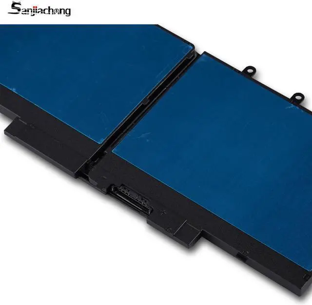 Alt view image 3 of 5 - 4GVMP laptop battery replacement suitable for Dell Latitude 5400 5500 Precision 3540 3550 7590 7591 7791 2-in-1 series RF7WM X77XY C5GV2 9JRYT MCV1G 1V1XF R8D7N 4-battery 7.6V 68Wh