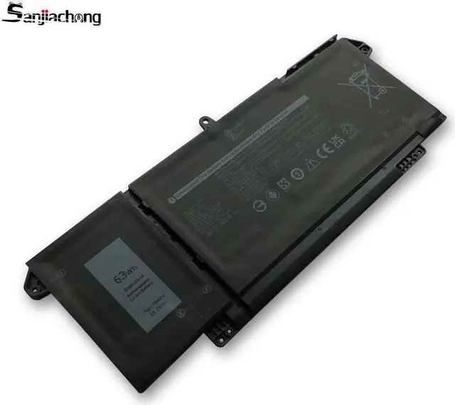 Alt view image 2 of 5 - 7FMXV Laptop Battery Replacement Applicable for Dell Latitude 5320 7320 7420 7520 Latitude 5340 2-in-1/7320 2-in-1/4420 2-in-1 P134G001 P135G001 P138G001 0TN2GY 9JM71 4M1JN 1PP63 MHR4G 63Wh 15.2V