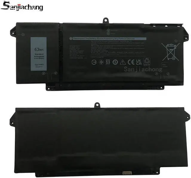 Alt view image 5 of 5 - 7FMXV Laptop Battery Replacement Applicable for Dell Latitude 5320 7320 7420 7520 Latitude 5340 2-in-1/7320 2-in-1/4420 2-in-1 P134G001 P135G001 P138G001 0TN2GY 9JM71 4M1JN 1PP63 MHR4G 63Wh 15.2V