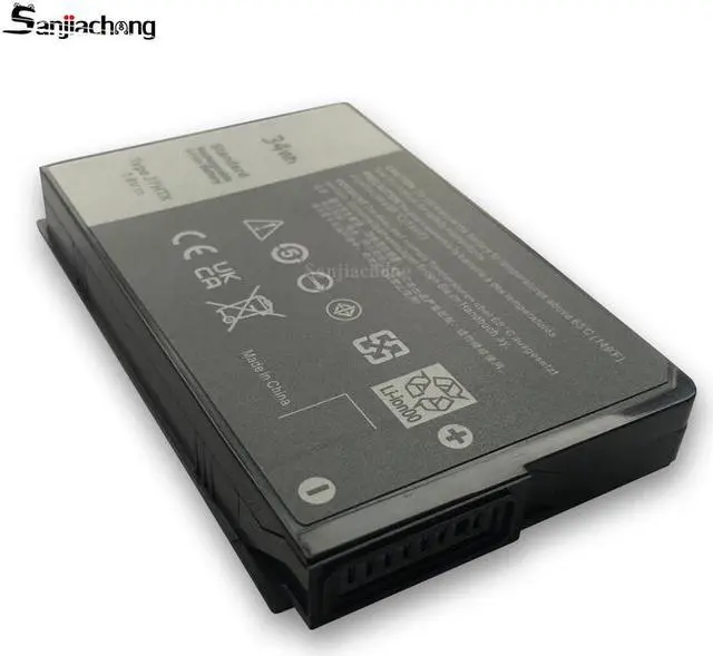 Alt view image 3 of 5 - J7HTX 7XNTR Laptop Battery Replacement for Latitude 7202 7212 7220 Rugged Extreme Tablet Series 02JT7D 2JT7D FH8RW J82G5 VW5Y4 451-BBOR 451-BCCO 451-BCDH 7.6V 34Wh 4342mAh