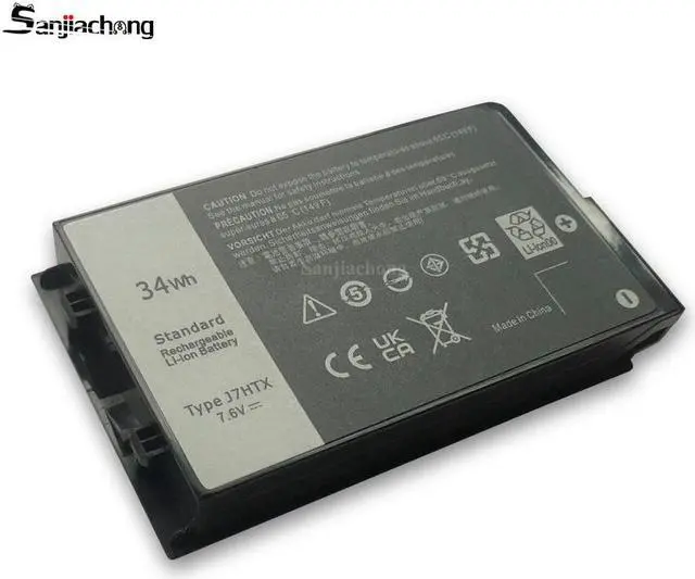 Alt view image 2 of 5 - J7HTX 7XNTR Laptop Battery Replacement for Latitude 7202 7212 7220 Rugged Extreme Tablet Series 02JT7D 2JT7D FH8RW J82G5 VW5Y4 451-BBOR 451-BCCO 451-BCDH 7.6V 34Wh 4342mAh