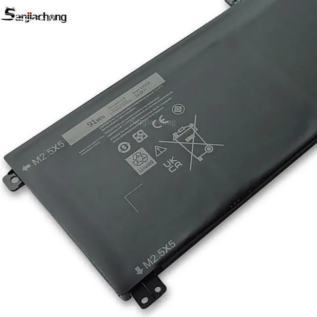 Alt view image 2 of 5 - 245RR 0H76MY H76MV 07D1WJ 7D1WJ Y758W Laptop Battery Replacement for XPS 15 9530 Precision M3800 701WJ T0TRM(11.1V 91Wh)