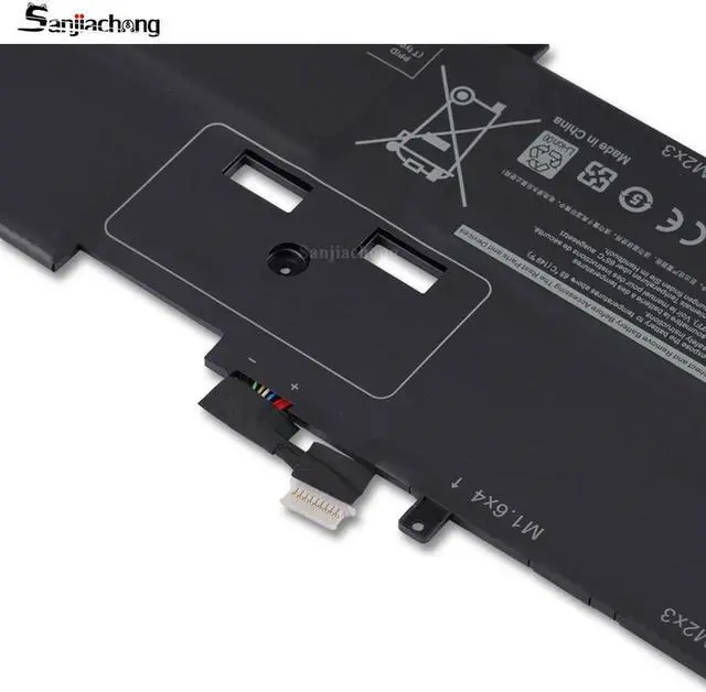 Alt view image 2 of 6 - NNF1C 7.6V 46Wh Laptop Battery for Dell XPS 13 2 in 1 9365 XPS 13 9365 2-in-1 2017 XPS 13-9365-D1605TS D1805TS D2805TS D3605TS D3805TS D4605TS Series HMPFH 0NNF1C NP0V3 0HMPFH P71G P71G001