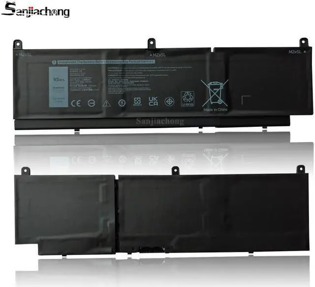 Alt view image 3 of 3 - 95Wh PKWVM Laptop Battery Replacement for Dell Precision 7550 7560 7750 7760 Mobile Workstation P44E P93F P44E001 P44E002 P93F001 P93F002 C903V CR72X 17C06 0CR72X 0447VR 068N03 453-BBCQ 11.4V