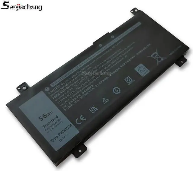 Alt view image 2 of 4 - PWKWM Laptop Battery Replace for Dell Inspiron 14-7466 14-7467 7000 Series 0M6WKR 63K70 9KY50 P78G P78G00115.2v 56Wh