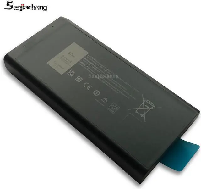 Alt view image 3 of 5 - 97Wh X8VWF Battery Replacement for Dell Latitude 14 Rugged 5404 5414 E5404 Extreme 7404 7414 E7404 Series P45G P46G P46G001 P46G002 CJ2K1 VCWGN 4XKN5 YGV51 DKNKD XN4KN XRJDF 453-BBBE 453-BBBD