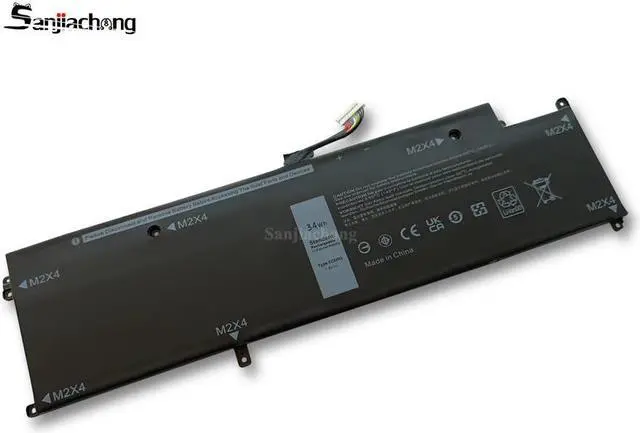 Alt view image 2 of 3 - XCNR3 Battery Replace for Dell Latitude 13 7370 Ultrabook Series 0XCNR3 WY7CG WV7CG 0WV7CG 7.6V 34Wh/4250mAh 4-Cells
