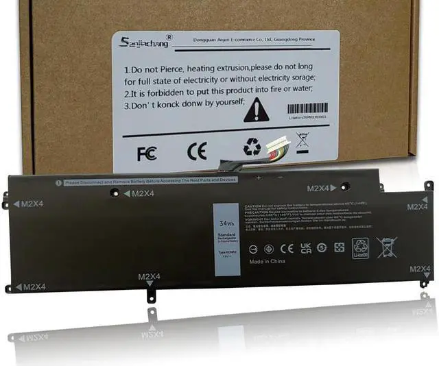 Main image of XCNR3 Battery Replace for Dell Latitude 13 7370 Ultrabook Series 0XCNR3 WY7CG WV7CG 0WV7CG 7.6V 34Wh/4250mAh 4-Cells