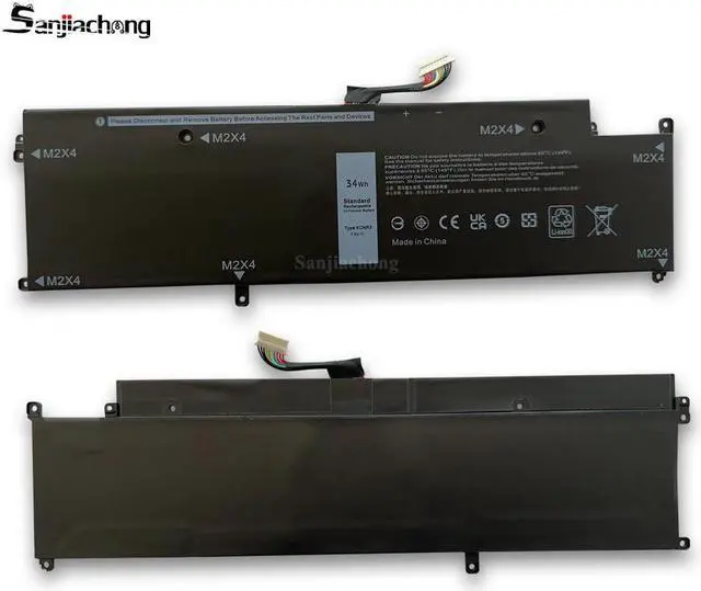 Alt view image 3 of 3 - XCNR3 Battery Replace for Dell Latitude 13 7370 Ultrabook Series 0XCNR3 WY7CG WV7CG 0WV7CG 7.6V 34Wh/4250mAh 4-Cells