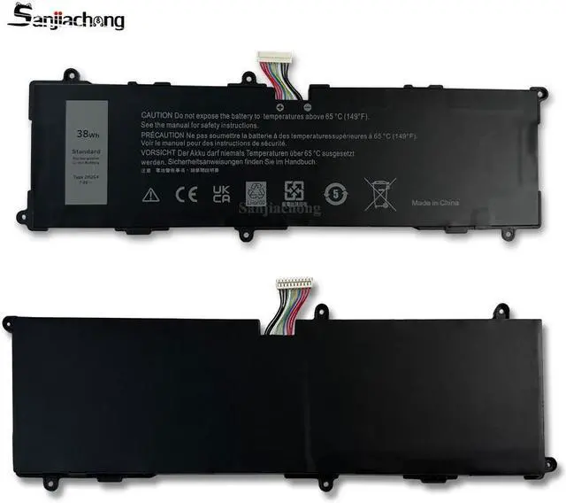 Alt view image 5 of 5 - 2H2G4 Laptop Battery Compatible with Dell Venue 11 Pro 7140 Series Notebook 21CP5/63/105 2217-2548 HFRC3 TXJ69 7.4V 38Wh 4980mAh