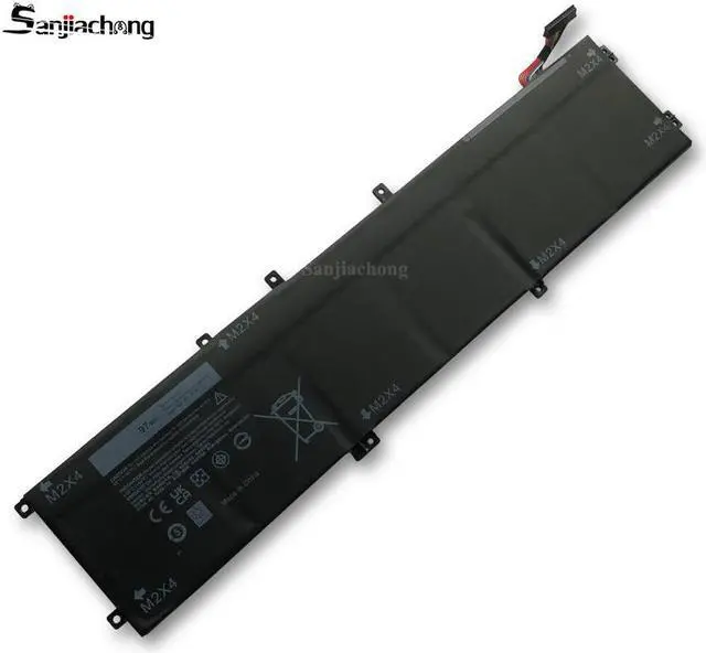 Alt view image 3 of 5 - 97Wh Type 6GTPY Battery for Dell XPS 15-9560 15-9550 15-9570 15-7590 Precision 5520 5530 5540 5510 Vostro 7500 4GVGH 1P6KD 5XJ28 GPM03 P56F, 6GTPY Battery 97Wh Replacement for Dell XPS 9560