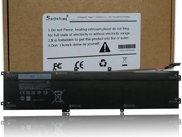 Main image of 97Wh Type 6GTPY Battery for Dell XPS 15-9560 15-9550 15-9570 15-7590 Precision 5520 5530 5540 5510 Vostro 7500 4GVGH 1P6KD 5XJ28 GPM03 P56F, 6GTPY Battery 97Wh Replacement for Dell XPS 9560