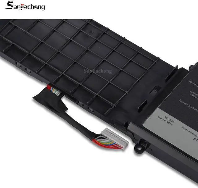 Alt view image 2 of 5 - 6JHDV Replacement Laptop Battery Compatible with Dell 17 R2, 17 R3 P43F001 P43F002 ALW17ED-1728 2728 3728 3828 4718 Notebook 6JHCY 5046J 05046J YKWXX 0YKWXX- 14.8V 92Wh