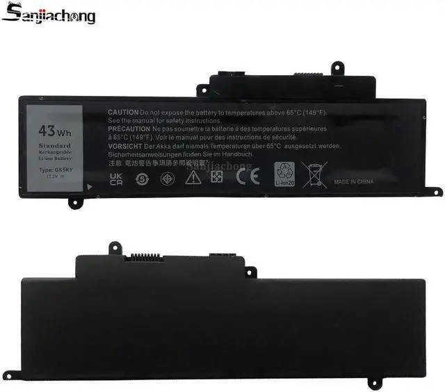 Alt view image 5 of 5 - GK5KY Replacement Laptop Battery Compatible with Dell Inspiron 11 3000 3147 3148 Inspiron 13-7347 13-7348 13-7352 GK5KY P20T 04K8YH 92NCT 092NCT 4K8YH - 11.1V 34Wh