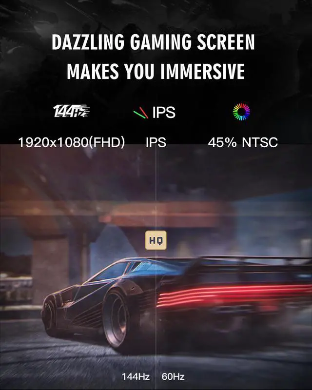 Alt view image 5 of 6 - Hasee Z8 (15.6'', i7-11800H, RTX3060), Gaming Laptop, i7-11800H 4.6GHz, 16G DDR4 RAM, 512G NVMe PCIe4.0 SSD, RTX3060 6G GDDR6, 15.6'' 144Hz 1920x1080 FHD IPS Display, RGB KB, WF, BT, Win11, Ore Black
