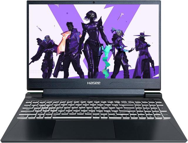 Hasee S8 (15.6'', i7-13620H, RTX4060), Gaming Laptop, i7-13620H 4.9GHz, 16G  DDR4 RAM, 512G NVMe PCIe4.0 SSD, RTX4060 8G GDDR6, 15.6'' 165Hz QHD IPS  Display, Backlit KB, WF6,BT5.2, Win11, Desert Black - Newegg.com