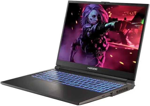 Alt view image 2 of 7 - Hasee TX (16'', i9-13900HX, RTX4060), Gaming Laptop, i9-13900HX 5.4GHz, 16G DDR5 5600MHz RAM, 1T NVMe PCIe4.0 SSD, RTX4060 8G GDDR6, 16'' 2.5K 165Hz IPS Display, RGB KB,WF6,BT5.2,Win11,BlackHole Black