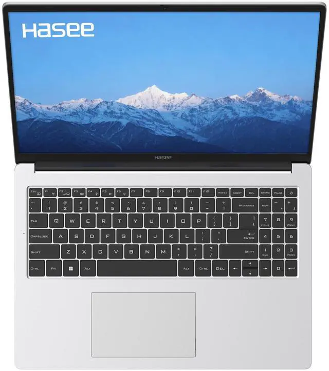 Alt view image 2 of 7 - Hasee X6-16.0 Gaming laptop Intel core i5-12450H (4.4GHz), 16G DDR4 RAM, 512G PCIe4.0 SSD, Backlit KB, privacy-protected camera, Windows 11, WIFI6, BT5.2, Silvery