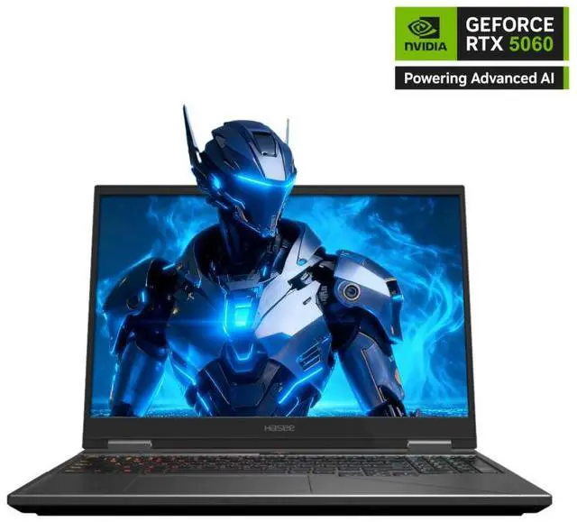 Main image of Hasee T8 Pro-16'' GeForce RTX 5060 Laptop GPU, Intel i7-14700HX-5.5GHz, AI Ready Gaming Laptop, 32GB DDR5 RAM, 1TB SSD, 16'' 180Hz QHD 100%sRGB IPS, RGB KB, WiFi7,BT5.4,Win11 Home