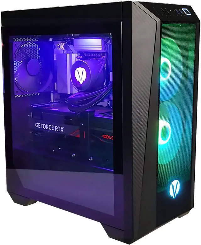 Alt view image 7 of 7 - Hasee P77K Gaming Desktop PC - Win11 - Intel Core i7-14700KF(beat AMD Ryzen 7 9700X) - NVIDIA GeForce RTX 5070 12GB GDDR7 - DLSS 4 - 32GB DDR5 RAM - 1TB M.2 NVMe SSD-Sea View Room-WiFi6E BT5.3