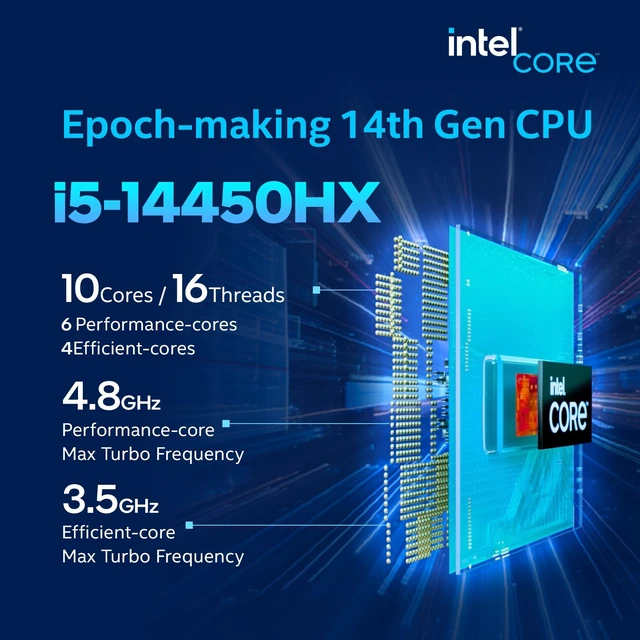 Alt view image 6 of 7 - Hasee T8 Gaming Laptop -16" 165Hz Display-GeForce RTX 5050 Laptop GPU-Intel i5-14450HX-16GB Memory-500G NVMe SSD-Wi-Fi 6-Win11 Home