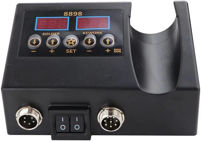 Alt view image 5 of 7 - 8898 2 in 1 Soldering Station Digital Display Hot Air Gun Welding Rework For Cell-Phone BGA SMD PCB IC Repair Solder Iron Tools