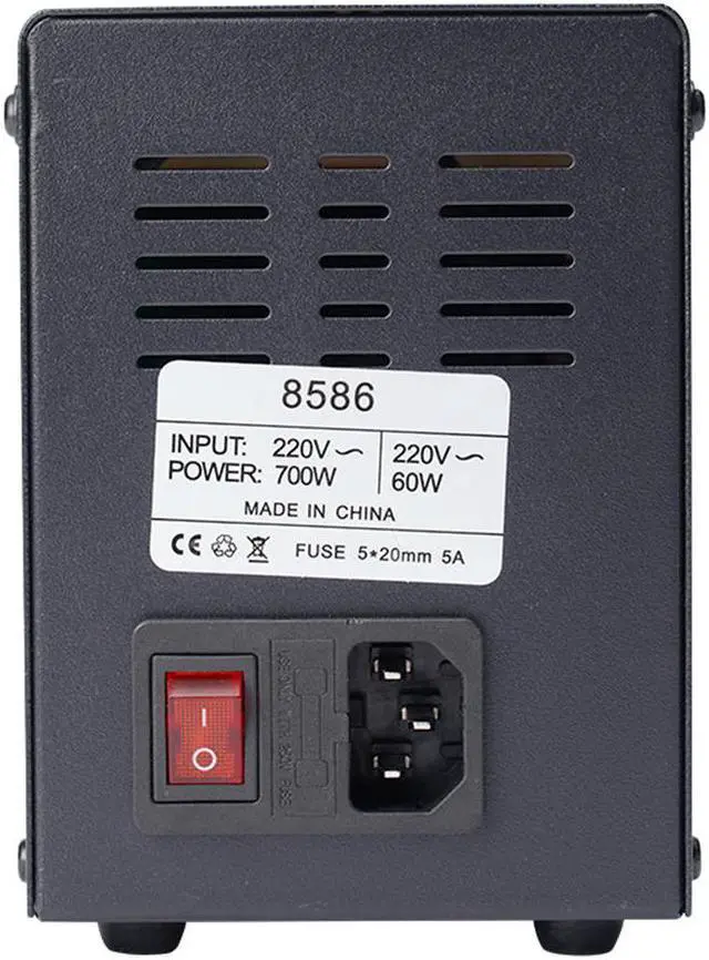 Alt view image 7 of 7 - 8586 Electric Hot Air Soldering Station 700W Rework Hot Air Gun For Welding Repair